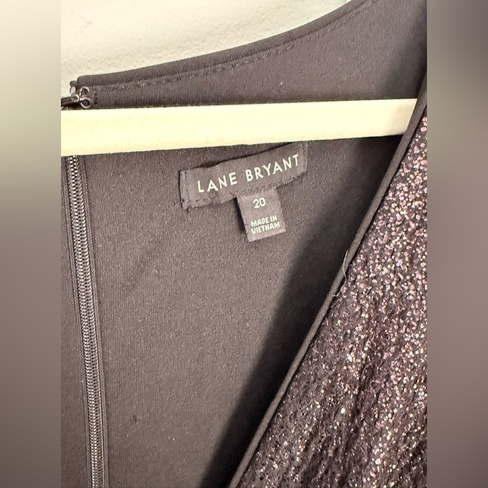 Lane Bryant Metallic Ombré Dress Size 20 Sparkle Party Dress - Picture 3 of 8
